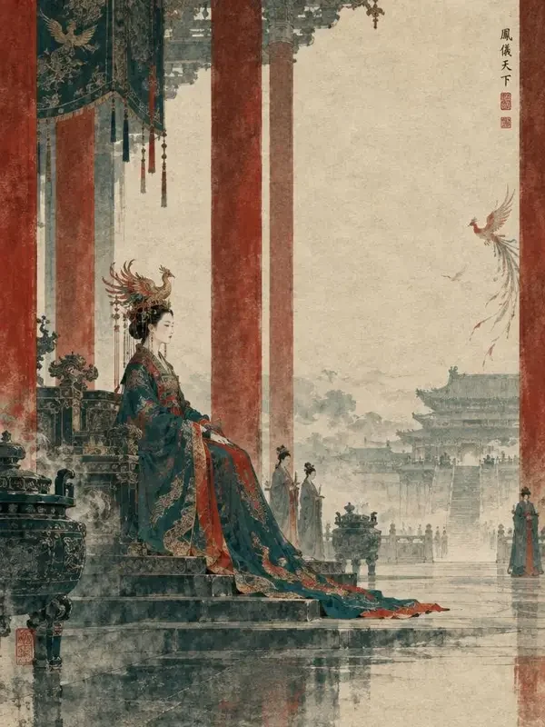 凤印·重生后我成了后宫之主短剧海报，宫斗题材